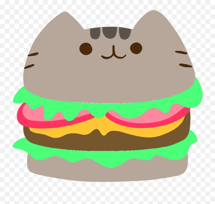 Hamburger Pusheen Cute Sticker By Yari M Rodriguez - Happy Emoji,Pusheen Emoticons