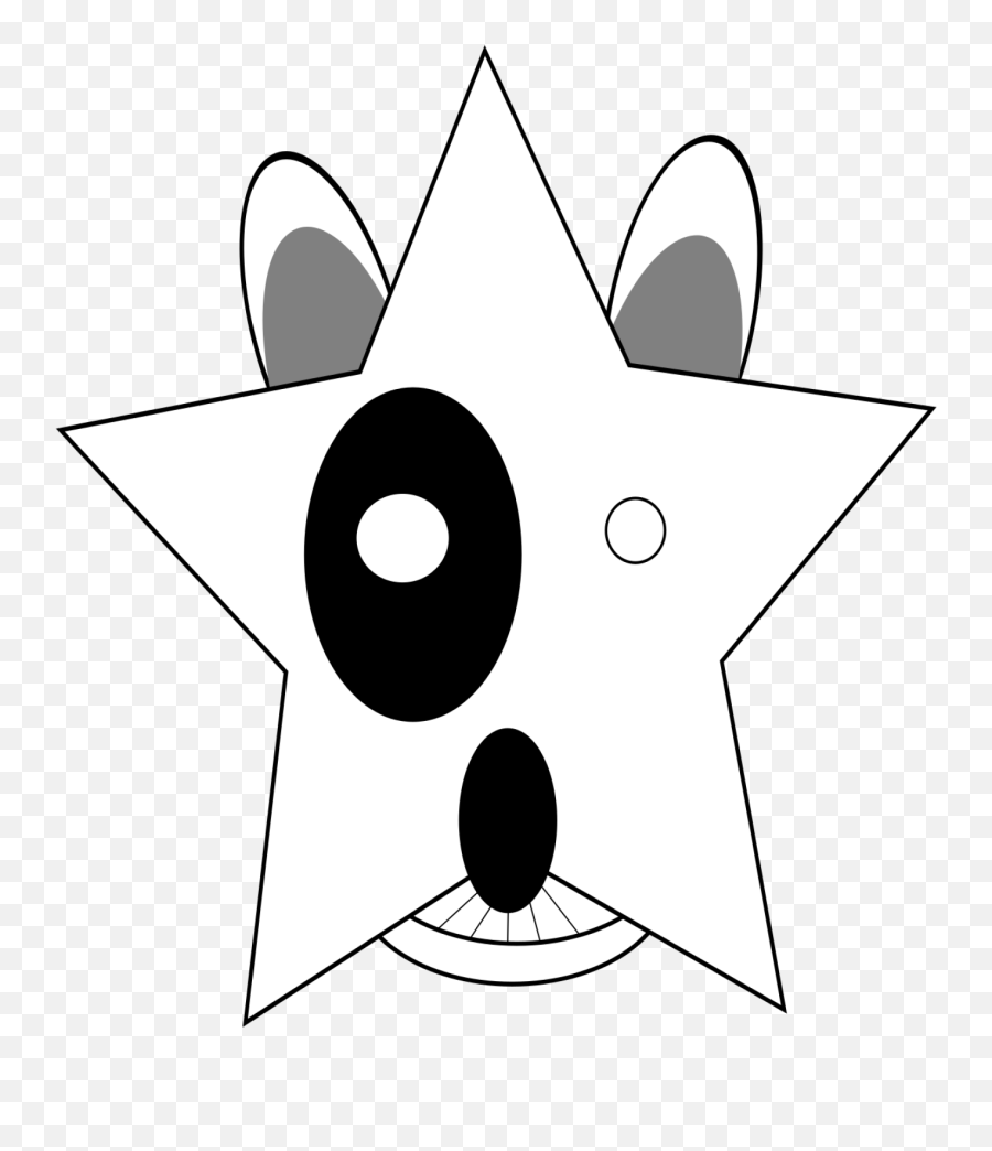 Free Clip Art Starbullterrier Head Bujungbull Terrier Emoji,Grayscale Anime Funny Emoticon