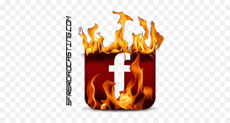 On Fire Facebook Logo Psd Psd Free Download Emoji,Flame Emoji Psd