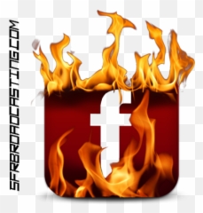 On Fire Facebook Logo Psd Psd Free Download Emoji,Flame Emoji Psd