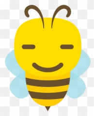 Free Emoji Bee Cartoon Big Smile 1202955 Png With,Big Happy Emoticon