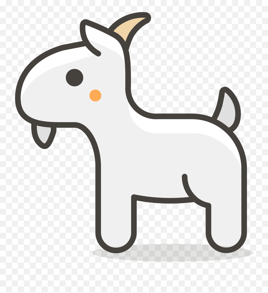 Goat Emoji Clipart - Cabra Icon,Goat Emoji