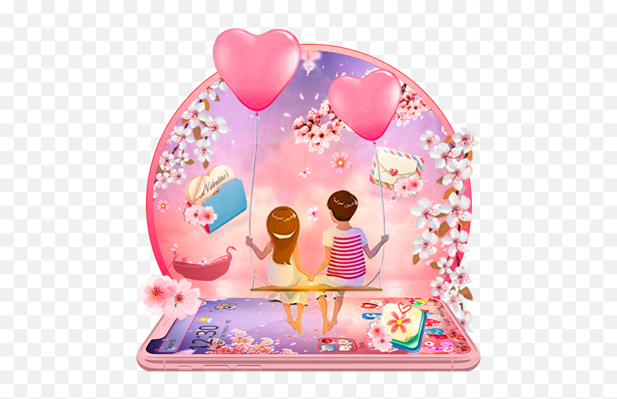 2021 Heart Couple Themes Live Wallpapers Pc Android - Balloon Emoji,Galaxy Emoji Wallpapers