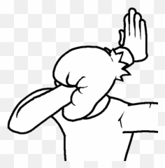 Facepalm Sticker - Slap Face Meme Emoji,Black Face Palm Emoji