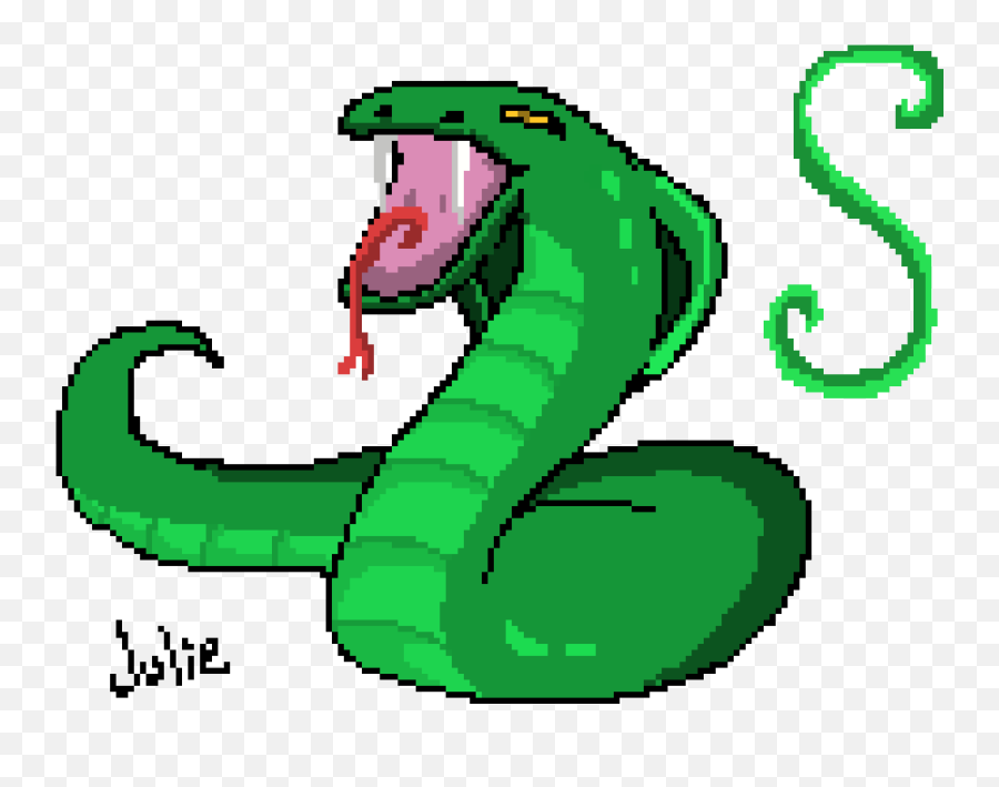 Cunning Snake Cliparts - Pixel Art Serpent Transparent Pixel Art Serpent Emoji,Snake Emoji Png