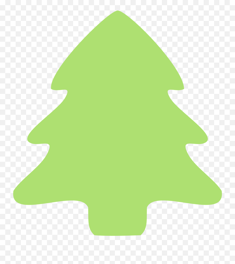 Christmas Tree Clip Art Png - Template Simple Christmas Tree Clipart Emoji,Xmas Emoji Art