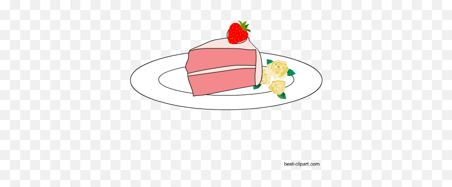 Free Cake And Cupcake Clip Art - Kuchen Emoji,Slice Of Cake Emoji