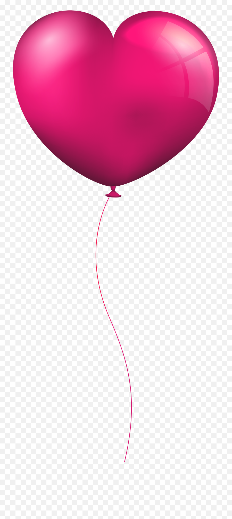 Clipart Balloon Magenta Clipart Balloon Magenta Transparent Emoji,Emoji Heart Balloons