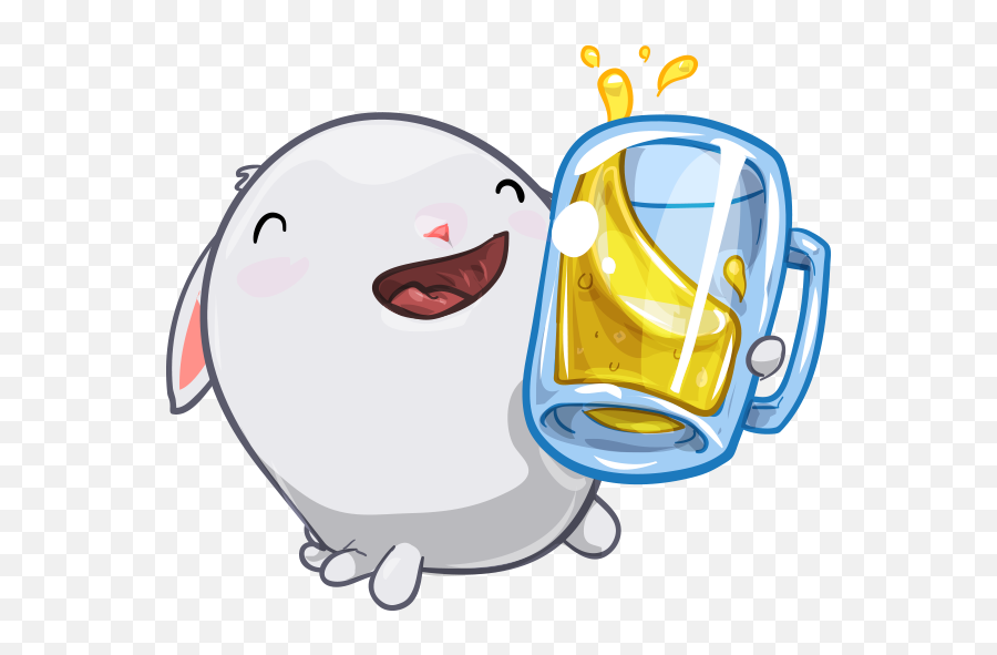 Facebook Messenger Bun Sticker 24 Free Download - Bun Sticker Beer Emoji,Free Emoji Stickers For Facebook