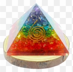 Pura Esprit 7 Chakra Orgone Pyramid - Paperweight Emoji,Orgonite Emotion