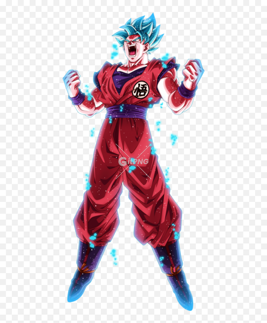 Son Goku - Goku Súper Saiyan Blue Con El Kaioken Emoji,Jiren Half Emotion