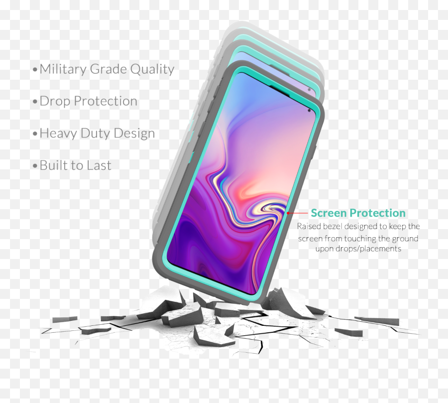 Samsung Galaxy S10 S10 Plus S10e 5g Case Shockproof - Vertical Emoji,How To Make Emojis On Samsung S10e