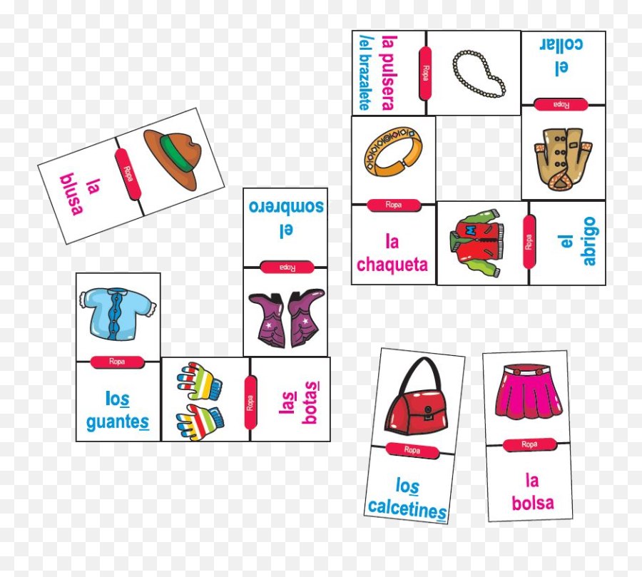 Domino Set - Language Emoji,Teaching Emotions In Spanish To Children