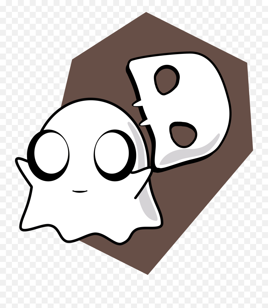 Ghost With Brown Coffin - Brown Coffin Clipart Full Size Dot Emoji,Emoji Showing Coffin