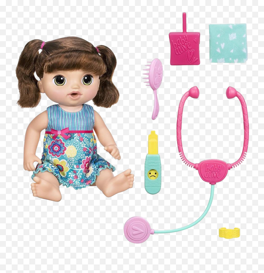 Baby Alive Sweet Tears Baby - Baby Alive Sweet Tears Brunette Emoji,Emotions Mattel Doll