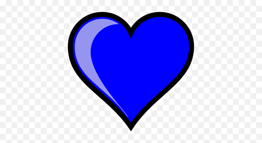 Free Blue Heart Transparent Background - Transparent Dark Blue Heart Emoji,Blue Hearts Emoji