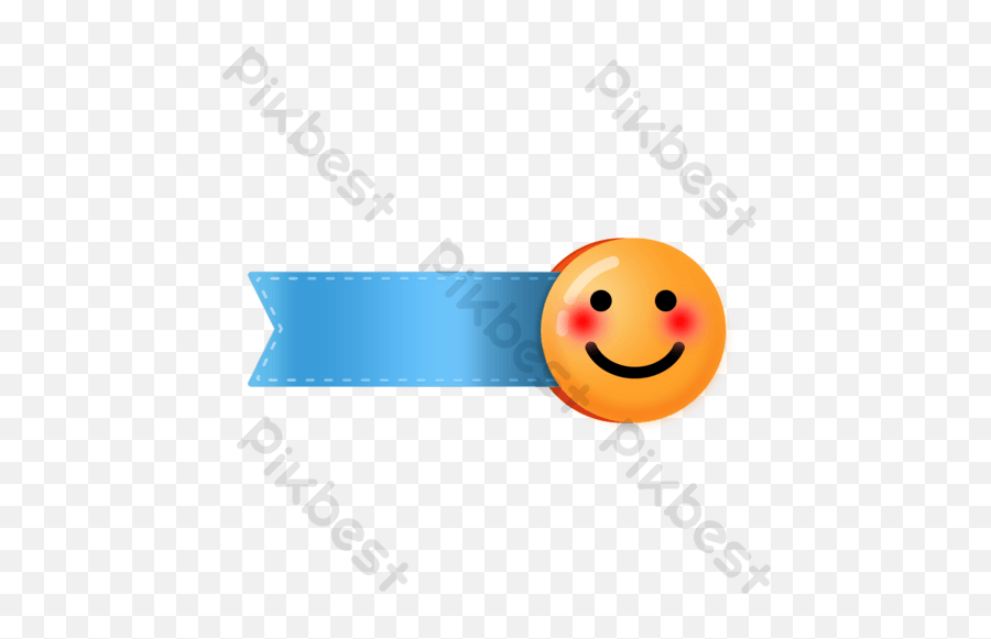 Cartoon Warm Reminder Blue Smiley Sign Png Images Psd Free - Happy Emoji,What Emoticon Looks Like The End Of A Board