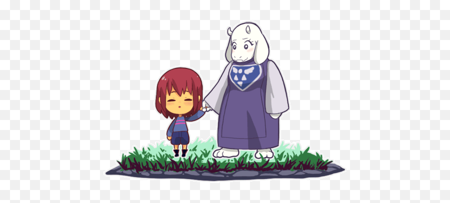 Undertale Gifs - Undertale Toriel And Frisk Gif Emoji,Is [the Sound A Baby Makes] An Emotion Undertale