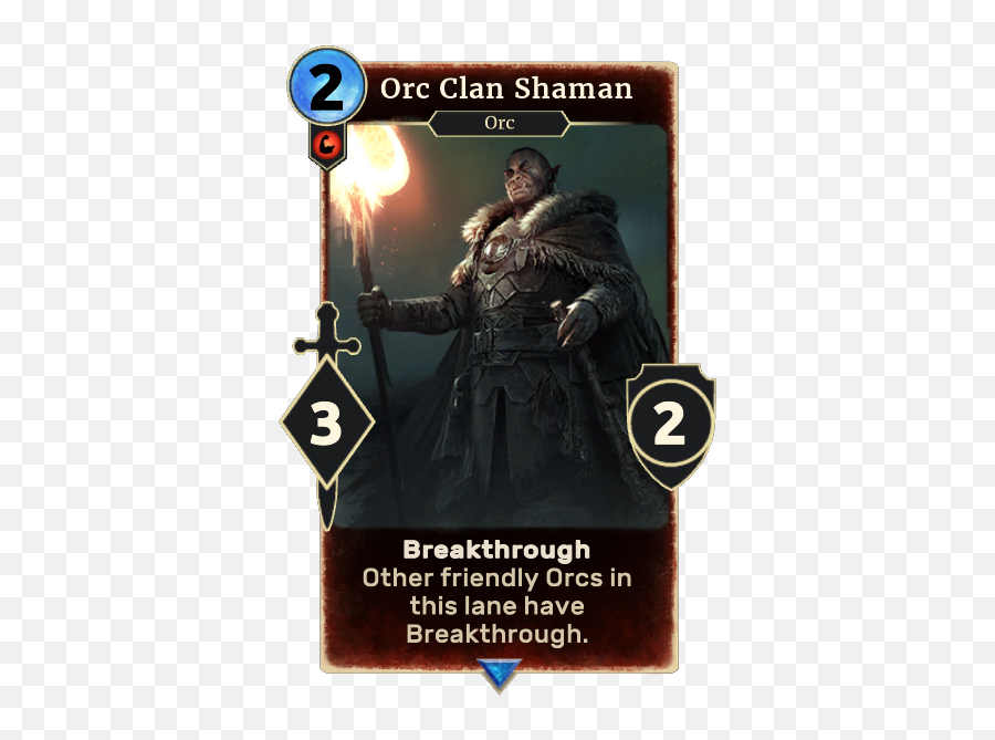 Orc Clan Shaman - Elder Scrolls Legends Whiterun Emoji,Orc Emoticon Elder Scrolls