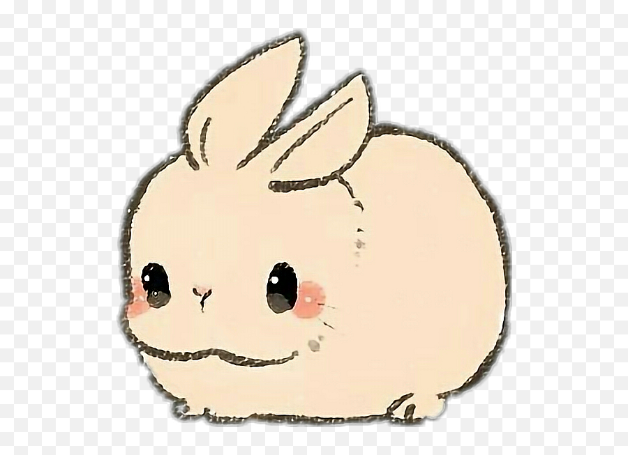 Rabbit Rabit Animal Pet Kawaii Cute Sticker By Hanna - Cute Baby Bunny Drawing Emoji,Kawaii Pet Text Emojis