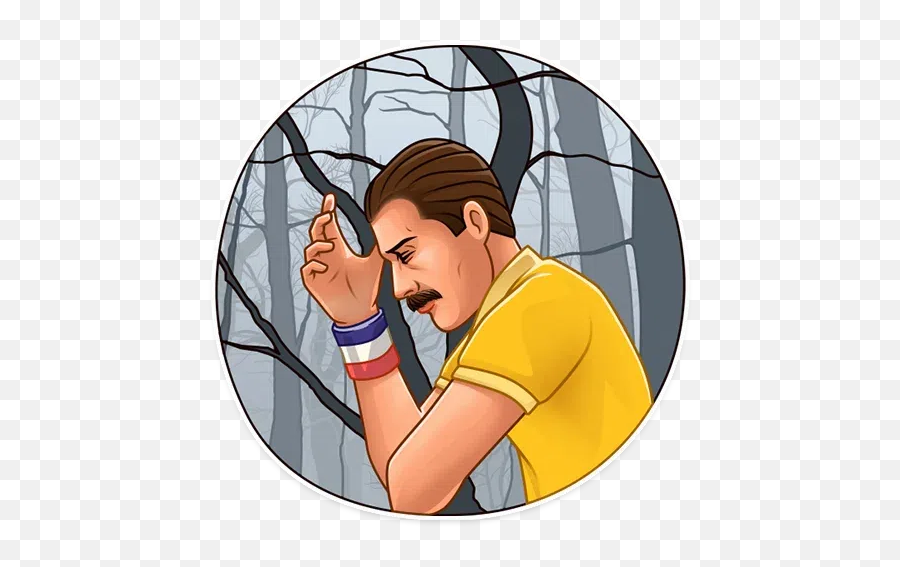 Freddie Mercury Whatsapp Stickers - Illustration Emoji,Freddie Mercury Emojis