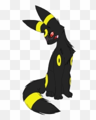 Transparent Umbreon Blushing - Umbreon Blushing Emoji,Emoji Cross Stitch Shiny Heart