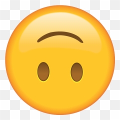 Upsidedown Face Emoji Icon File - Upside Down Smiley Face Emoji,Hd Images Of Smiling Emojis