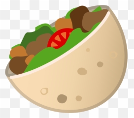 Stuffed Flatbread Emoji - Emoji Nourriture Png,Finger Bread Emoji