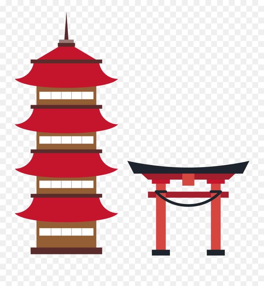 Japan Shinto Shrine Template Icon - Japanese Template Png Japan Temple Png Emoji,Japan Emoticon Pixel Stars Png