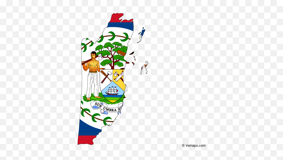 Belize Flag Vector - Belize Flag On The Map Emoji,Basque Flag Emoji