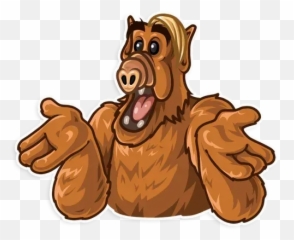 Alf Whatsapp Stickers - Happy Emoji,