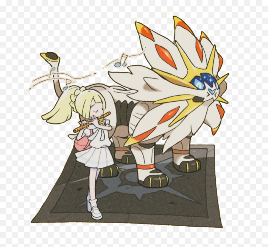 Lillie Sun Flute Pokémon Sun And Moon Know Your Meme - Lillie Nebby Emoji,Pokemon Sun Main Character No Emotion