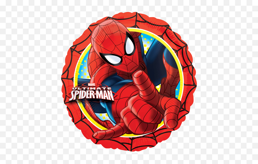 Kids And Teen Foil Balloons - Page 3 Round Spiderman Emoji,10094 Emoticon