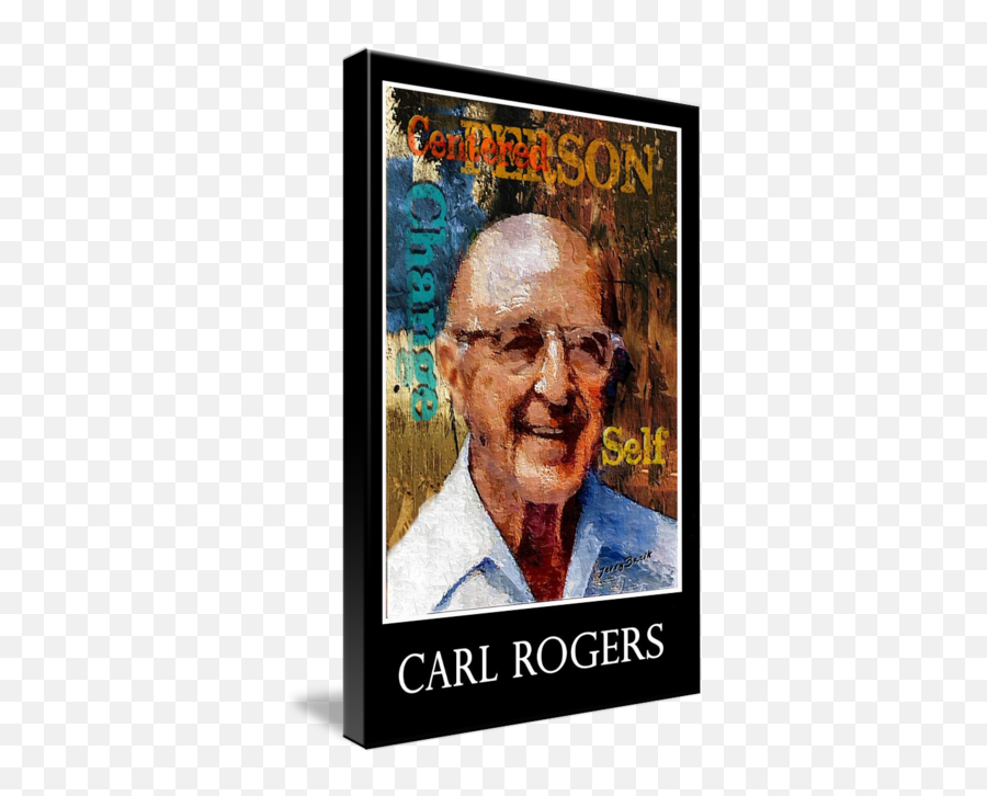 Carl Rogers Poster By Jerry Bacik Emoji,Faces Emotions Drawings Poster