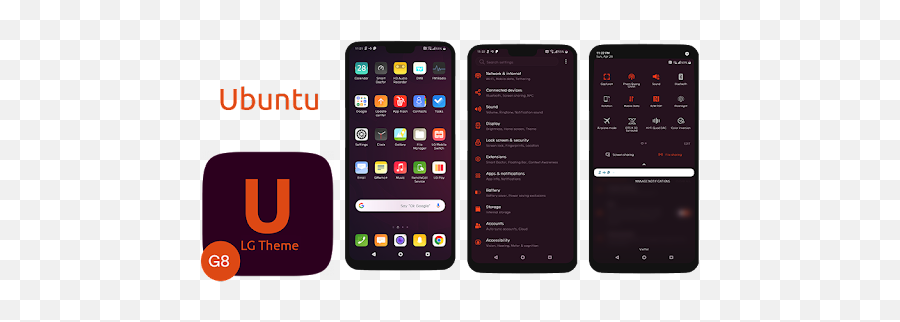 Ux8 Ubuntu Theme Lg G8 V50 U0026 V40 V30 V20 G6 Pie By Wsteams Emoji,New Emojis For Lg 2018