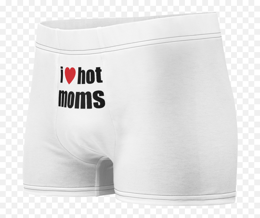 I Love Hot Moms Boxer Briefs U2013 White I Hot Moms Emoji,Hot Love & Emotion Virginelle