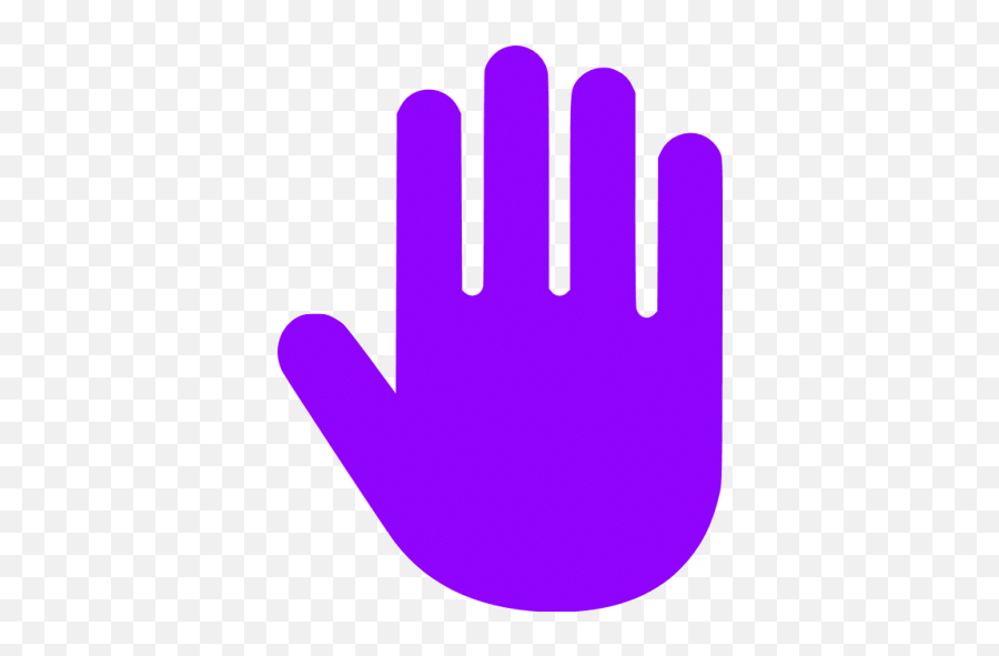 Violet Hand Cursor Icon - Free Violet Cursor Icons Emoji,Raising Hands Emoticon