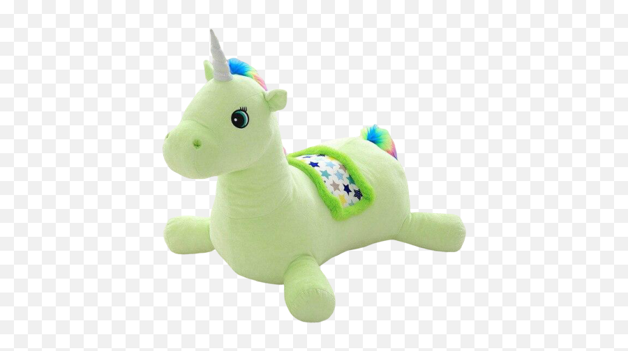 Pouf Licorne Vert 60 Cm Emoji,Tirelire Avec Des Emojis