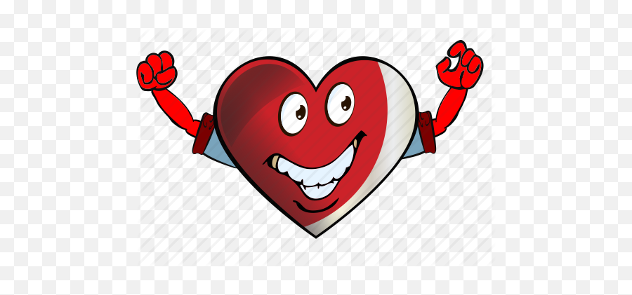 Cartoon Emoji Face Heart Smiley Icon - Download On Iconfinder Happy,Heart Emoji Costume
