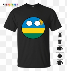 Countryball Länderball Land Heimat Ruanda T - Shirt U2013 Shop Emoji,Countryball Emoticons