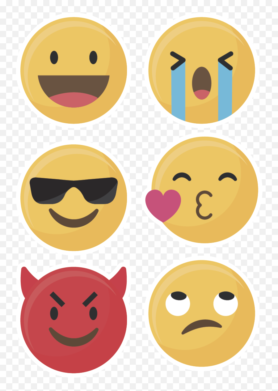 Emoji Set Huawei Phone Sticker - Transparent Emoji Set Png,Emoji Phrases