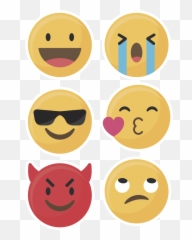 Emoji Set Huawei Phone Sticker - Transparent Emoji Set Png,Emoji Phrases