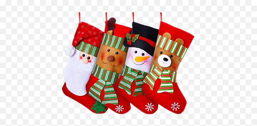 Santa Christmas Stockings Png File Png Mart Emoji,Christkmas Stocking Emoji