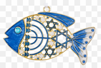 An Inspiring Messianic Wall Hanging In The Shape Of - Coral Fish Emoji,Coral Emoji