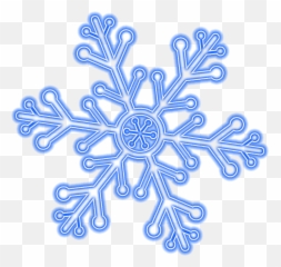 White Snowflakes Snow Neon Glow Sticker By 4asno4i - Decorative Emoji,Snowflakes Emoji