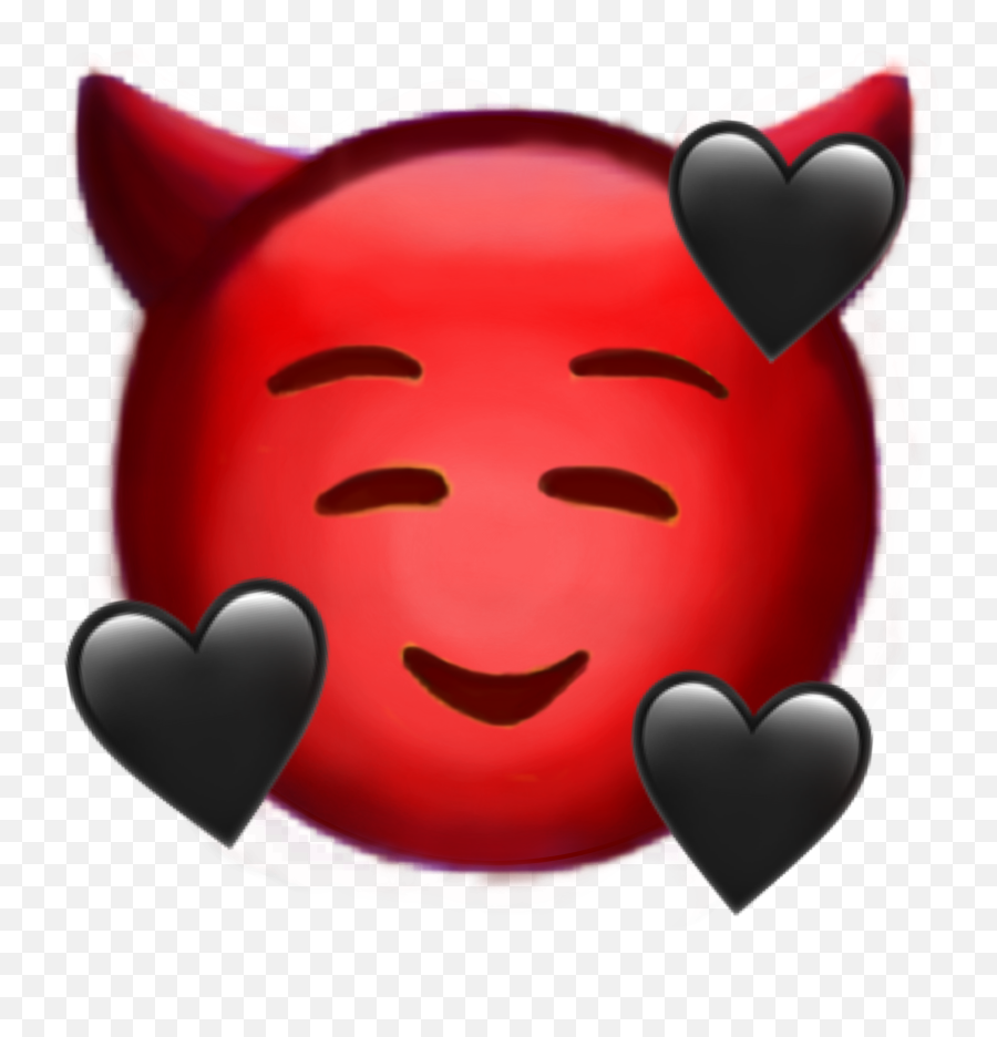Emoji Emojisticker Satan Sticker - Happy,Satan Emoticon