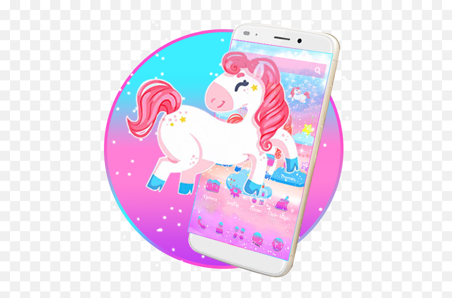 Colorful Running Unicorn Theme - Apps On Google Play Smartphone Emoji,Unicorn Emojis For Android