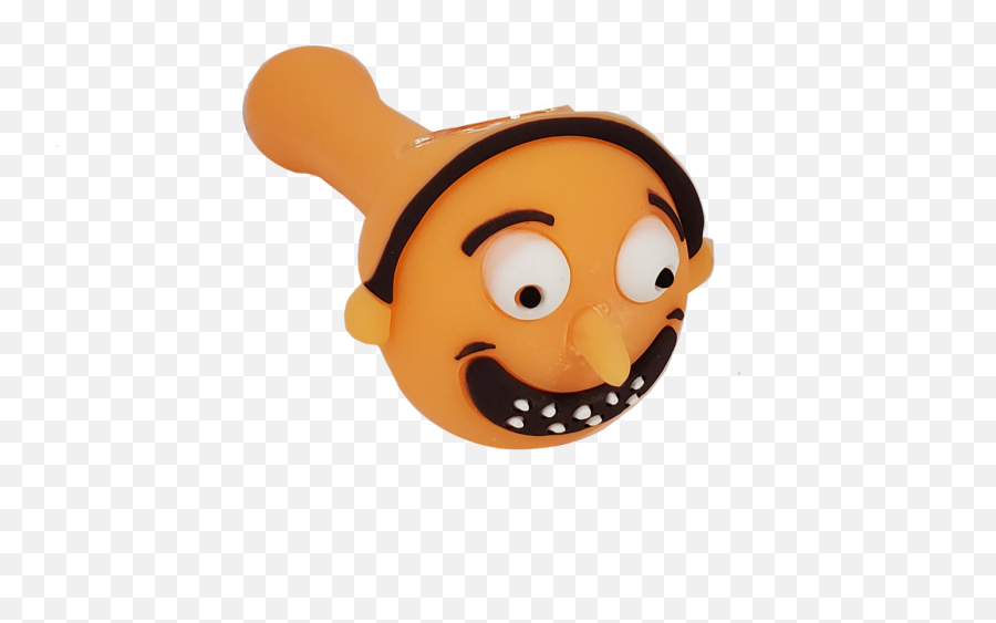 Silicone Morty Pipe - Happy Emoji,Rick And Morty Emoticons