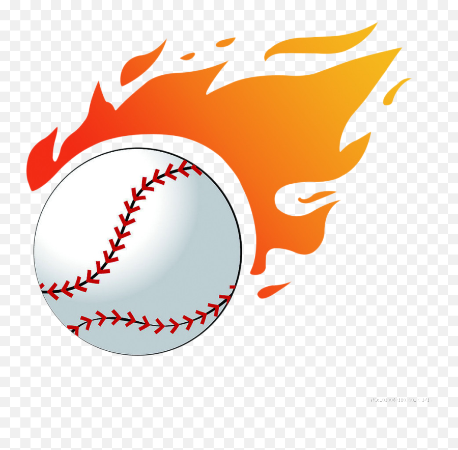 Clipart Flames Softball Clipart Flames Softball Transparent - Clip Art Baseball Emoji,Fire Mailbox Emoji