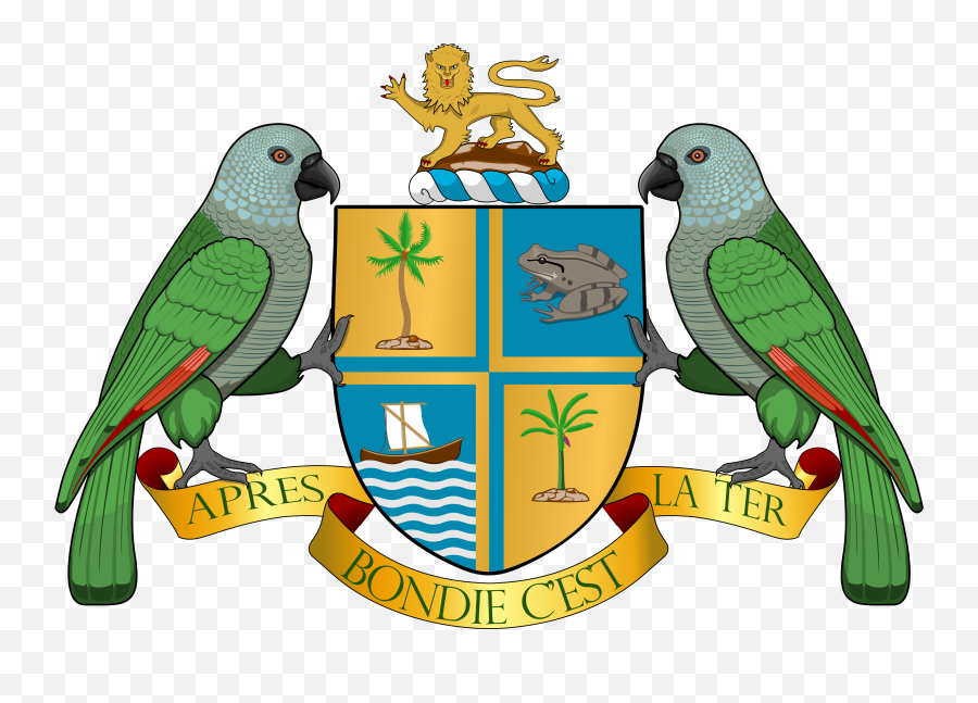 Flag Of Dominica Flag Download - Dominica Coat Of Arms Emoji,Parakeet Emoji